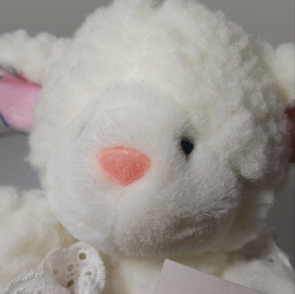 Commonwealth 1992 Plush Sweetheart Friends White Sheep Lamb Stuffed Animal - Picture 5 of 8